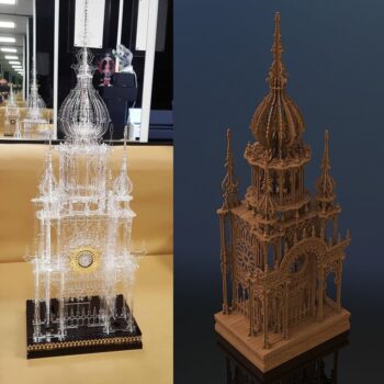 Intra απο ξύλο plywood 3mm-4mm πάχος - Ξύλινο διακοσμητικό ρολόι Δίασταση 30x30 cm Intraeaxys-r7vmel57 - Image 1