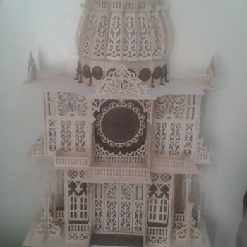 Intra απο ξύλο plywood 3mm-4mm πάχος - Αρχείο PDF προτύπου ρολογιού διακόσμησης Δίασταση 30x30 cm Intraeaxys-r1z2m0m1 - Image 1