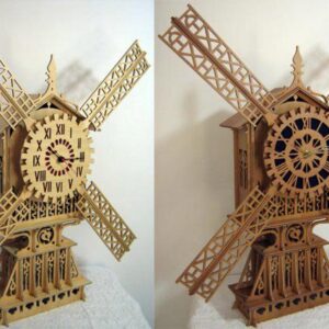 Intra απο ξύλο plywood 3mm-4mm πάχος - Hasi Melnica 5 Δίασταση 30x30 cm Intraeaxys-91j30p7m