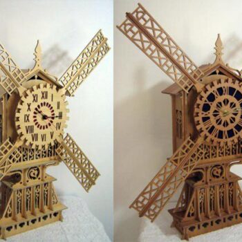 Intra απο ξύλο plywood 3mm-4mm πάχος - Hasi Melnica 5 Δίασταση 30x30 cm Intraeaxys-91j30p7m - Image 1