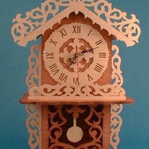 Intra απο ξύλο plywood 3mm-4mm πάχος - dp10-10 Ρολόι μανδύας Δίασταση 30x30 cm Intraeaxys-lop9wk1w