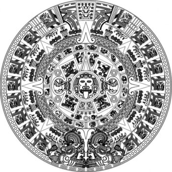 Intra απο ξύλο plywood 3mm-4mm πάχος - Aztec Sun Stone Vectors Δίασταση 30x30 cm Intraeaxys-e1gl687l - Image 1