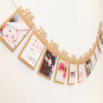 Intra απο ξύλο plywood 3mm-4mm πάχος - Κορνίζα πρώτου έτους Δίασταση 30x30 cm Intraeaxys-67wlkxm1 - Image 1