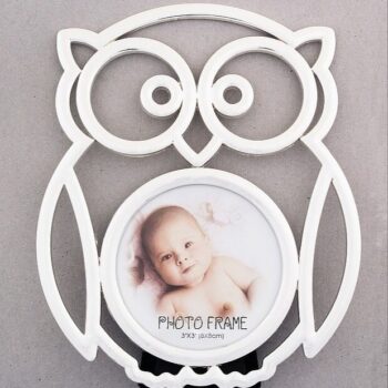 Intra απο ξύλο plywood 3mm-4mm πάχος - Ξύλινη παιδική κορνίζα κουκουβάγιας Δίασταση 30x30 cm Intraeaxys-joed9md1 - Image 1