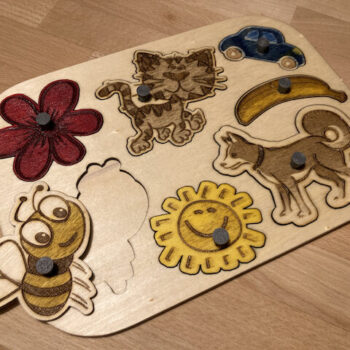 Intra απο ξύλο plywood 3mm-4mm πάχος - Παιχνίδι παζλ μωρών Δίασταση 30x30 cm Intraeaxys-zo9ygqr7 - Image 1