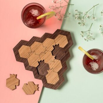 Intra απο ξύλο plywood 3mm-4mm πάχος - Παιχνίδι παζλ Pomegranate Δίασταση 30x30 cm Intraeaxys-joed5vn1 - Image 5