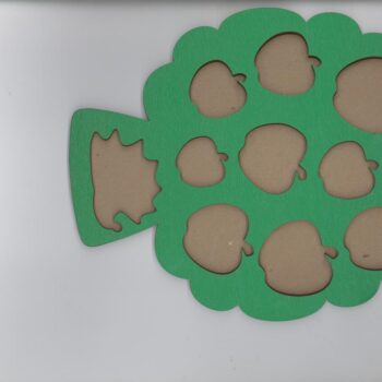 Intra απο ξύλο plywood 3mm-4mm πάχος - Απλό Apple Peg Puzzle Ξύλινο Παιχνίδι για Προσχολική Προσχολική Εκπαίδευση Δίασταση 30x30 cm Intraeaxys-ro6ymw67 - Image 3