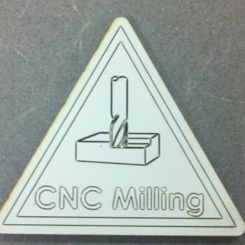 Intra απο ξύλο plywood 3mm-4mm πάχος - Σήμα δεξιοτήτων για φρέζα CNC Δίασταση 30x30 cm Intraeaxys-ro6dqd67 - Image 1