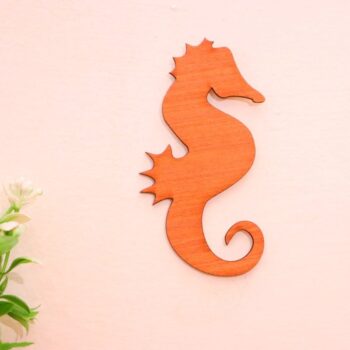 Intra απο ξύλο plywood 3mm-4mm πάχος - Πρότυπο σχήματος ιππόκαμπος Δίασταση 30x30 cm Intraeaxys-075yn0po - Image 8