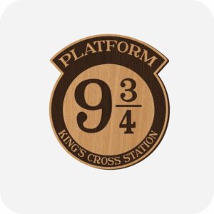 Intra απο ξύλο plywood 3mm-4mm πάχος - Harry Potter Platform 9 3/4 Δίασταση 30x30 cm Intraeaxys-075ywy0o