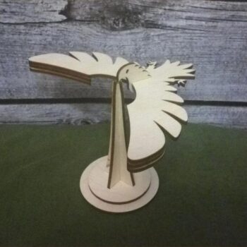 Intra απο ξύλο plywood 3mm-4mm πάχος - Πρότυπο εξισορρόπησης πουλιών Δίασταση 30x30 cm Intraeaxys-eo20k447 - Image 1