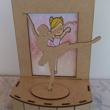 Intra απο ξύλο plywood 3mm-4mm πάχος - Στάση μπαλαρίνας Δίασταση 30x30 cm Intraeaxys-51r8rwr7 - Image 1