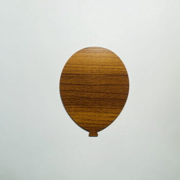 Intra απο ξύλο plywood 3mm-4mm πάχος - Ξύλινο κόψιμο με μπαλόνι Δίασταση 30x30 cm Intraeaxys-zo9yqpw7 - Image 1