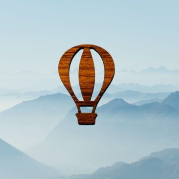 Intra απο ξύλο plywood 3mm-4mm πάχος - Ημιτελής ξύλινη αποκοπή αερόστατου Δίασταση 30x30 cm Intraeaxys-lopqr567 - Image 1