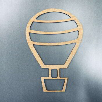 Intra απο ξύλο plywood 3mm-4mm πάχος - Ξύλινο μπαλόνι θερμού αέρα Δίασταση 30x30 cm Intraeaxys-r1z2jjp1 - Image 1