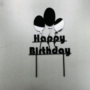 Intra απο ξύλο plywood 3mm-4mm πάχος - Μπαλόνι Cake Topper Διακόσμηση τούρτας γενεθλίων Δίασταση 30x30 cm Intraeaxys-p7ymxn57 - Image 3