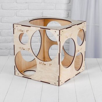 Intra απο ξύλο plywood 3mm-4mm πάχος - Βαθμονομητής Ξύλινου Μπαλόνι Sizer Balloons Δίασταση 30x30 cm Intraeaxys-qommdg5o - Image 1