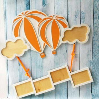 Intra απο ξύλο plywood 3mm-4mm πάχος - Πλαίσιο αερόστατου Δίασταση 30x30 cm Intraeaxys-51rmz3o6 - Image 1