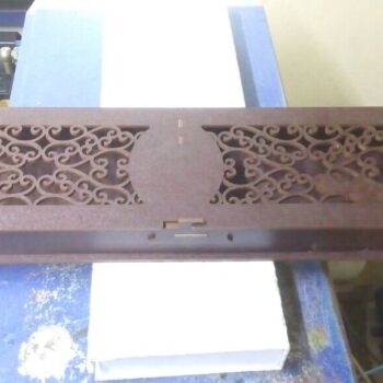 Intra απο ξύλο plywood 3mm-4mm πάχος - Ξύλινη Θήκη Διακοσμητικό Κουτί 4×14 Δίασταση 30x30 cm Intraeaxys-eo20p2m7 - Image 1