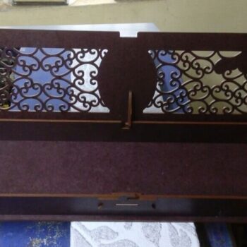 Intra απο ξύλο plywood 3mm-4mm πάχος - Ξύλινη Θήκη Διακοσμητικό Κουτί 4×14 Δίασταση 30x30 cm Intraeaxys-eo20p2m7 - Image 3