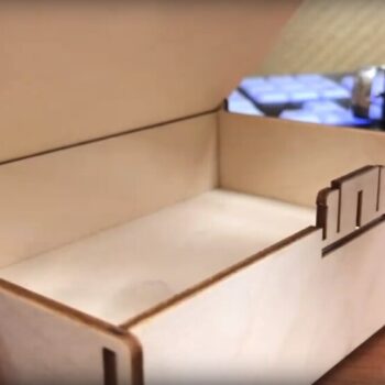 Intra απο ξύλο plywood 3mm-4mm πάχος - Διακοσμητικό Ξύλινο Κουτί με Κλειδαριά Δίασταση 30x30 cm Intraeaxys-zo9y9dw7 - Image 5