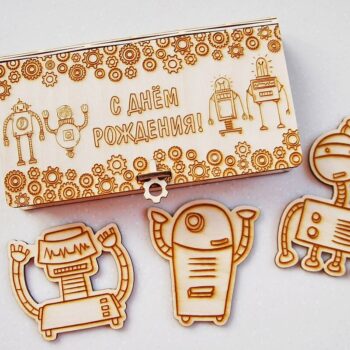 Intra απο ξύλο plywood 3mm-4mm πάχος - Ξύλινο κουτί γενεθλίων Δίασταση 30x30 cm Intraeaxys-r7vm8vl7 - Image 1