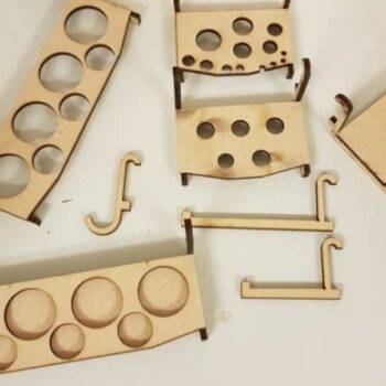 Intra απο ξύλο plywood 3mm-4mm πάχος - Γάντζοι καρφωτών Ikea Skadis Δίασταση 30x30 cm Intraeaxys-51r8q5r7 - Image 5