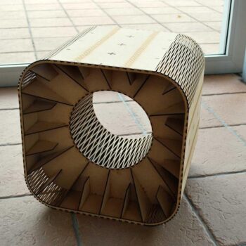 Intra απο ξύλο plywood 3mm-4mm πάχος - Αρχείο PDF σκαμπό ξύλινο κουτί Δίασταση 30x30 cm Intraeaxys-joedn3n1 - Image 1