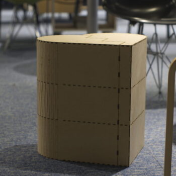 Intra απο ξύλο plywood 3mm-4mm πάχος - Ξύλινο σκαμπό καρδιάς Δίασταση 30x30 cm Intraeaxys-ro6yp2n7 - Image 5