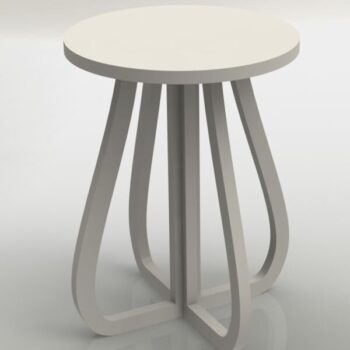 Intra απο ξύλο plywood 3mm-4mm πάχος - Σχέδια επίπλων σκαμπό Δίασταση 30x30 cm Intraeaxys-51rrzn31 - Image 1