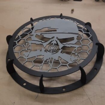 Intra απο ξύλο plywood 3mm-4mm πάχος - Steampunk Mask BBQ Grill Δίασταση 30x30 cm Intraeaxys-075yrjko - Image 1