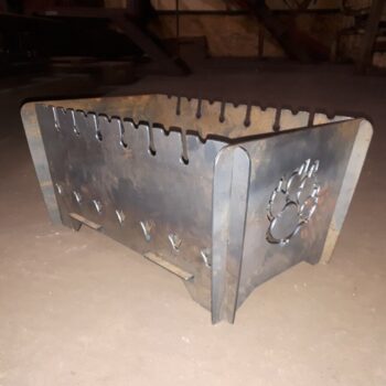 Intra απο ξύλο plywood 3mm-4mm πάχος - Protable εξωτερικό μπάρμπεκιου ψησταριά Σχέδιο 3 χιλιοστών Plasma Cut Αρχείο DWG Δίασταση 30x30 cm Intraeaxys-078ylemo - Image 1