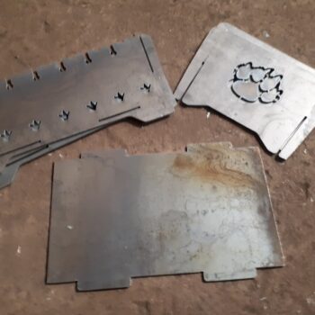 Intra απο ξύλο plywood 3mm-4mm πάχος - Protable εξωτερικό μπάρμπεκιου ψησταριά Σχέδιο 3 χιλιοστών Plasma Cut Αρχείο DWG Δίασταση 30x30 cm Intraeaxys-078ylemo - Image 3