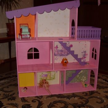 Intra απο ξύλο plywood 3mm-4mm πάχος - Ξύλινο Σπίτι Barbie Δίασταση 40x50 cm Intraeaxys-6o3yx3q7 - Image 1