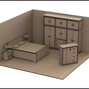 Intra απο ξύλο plywood 3mm-4mm πάχος - Ξύλινα έπιπλα κούκλας Δίασταση 30x30 cm Intraeaxys-loppqw3o - Image 3