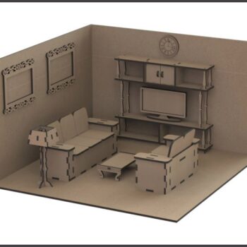 Intra απο ξύλο plywood 3mm-4mm πάχος - Ξύλινα έπιπλα κούκλας Δίασταση 30x30 cm Intraeaxys-loppqw3o - Image 5