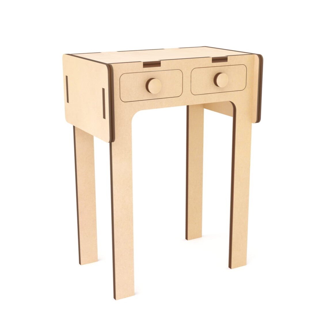 Intra απο ξύλο plywood 3mm-4mm πάχος - Έπιπλα Barbie Desk Barbie Doll Δίασταση 30x30 cm Intraeaxys-r7vm9g67
