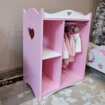 Intra απο ξύλο plywood 3mm-4mm πάχος - Ντουλάπα κούκλα Ξύλινη κούκλα Έπιπλα κούκλας Οργανωτής ρούχων Δίασταση 30x30 cm Intraeaxys-r1z2n4p1 - Image 1