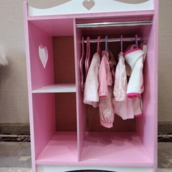 Intra απο ξύλο plywood 3mm-4mm πάχος - Ντουλάπα κούκλα Ξύλινη κούκλα Έπιπλα κούκλας Οργανωτής ρούχων Δίασταση 30x30 cm Intraeaxys-r1z2n4p1 - Image 3