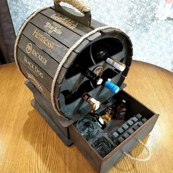 Intra απο ξύλο plywood 3mm-4mm πάχος - Ξύλινη σχάρα κρασιού βαρελιού 6mm Δίασταση 30x30 cm Intraeaxys-r7vmgz67