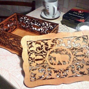 Intra απο ξύλο plywood 3mm-4mm πάχος - Καλάθι εγγενούς γης Δίασταση 30x30 cm Intraeaxys-eo05qw51 - Image 1