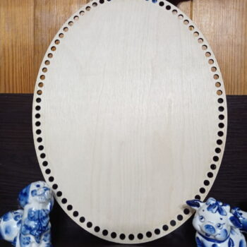 Intra απο ξύλο plywood 3mm-4mm πάχος - Ξύλινο πάτο για καλάθι με βελονάκι Δίασταση 30x30 cm Intraeaxys-joedqr81 - Image 1