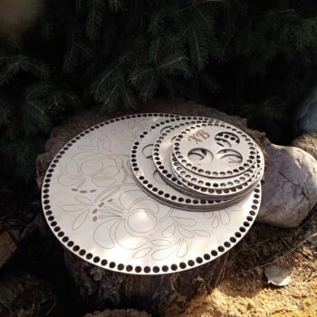 Intra απο ξύλο plywood 3mm-4mm πάχος - Πάτος για πλέξιμο καλάθια Δίασταση 30x30 cm Intraeaxys-r7vmk8z7 - Image 1