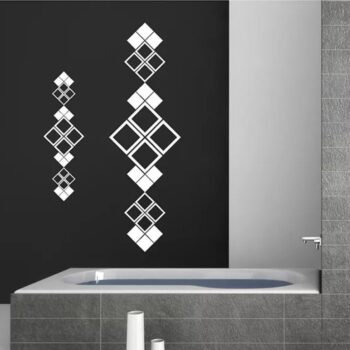 Intra απο ξύλο plywood 3mm-4mm πάχος - Αυτοκόλλητα τοίχου μπάνιου Διακοσμητικά αυτοκόλλητα οθόνης ντους Δίασταση 30x30 cm Intraeaxys-eo0n5z91 - Image 1