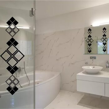 Intra απο ξύλο plywood 3mm-4mm πάχος - Αυτοκόλλητα τοίχου μπάνιου Διακοσμητικά αυτοκόλλητα οθόνης ντους Δίασταση 30x30 cm Intraeaxys-eo0n5z91 - Image 6