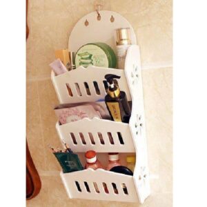 Intra απο ξύλο plywood 3mm-4mm πάχος - Κρεμαστό ράφι μπάνιου 3 επιπέδων Δίασταση 30x30 cm Intraeaxys-91jdr0g1