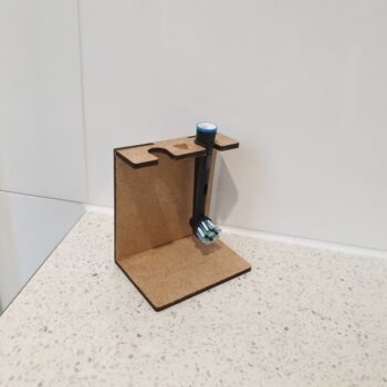 Intra απο ξύλο plywood 3mm-4mm πάχος - Ηλεκτρική βάση κεφαλής οδοντόβουρτσας Δίασταση 30x30 cm Intraeaxys-6o3ymzr7 - Image 1