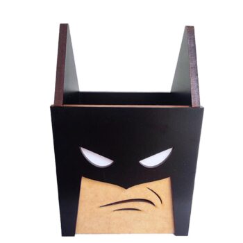 Intra απο ξύλο plywood 3mm-4mm πάχος - Κάτοχος στυλό Batman Super Hero Δίασταση 30x30 cm Intraeaxys-zo9y6xr7 - Image 3