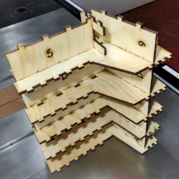 Intra απο ξύλο plywood 3mm-4mm πάχος - Battery Storage Organizer Διανομέας μπαταρίας Δίασταση 30x30 cm Intraeaxys-yonee0xo - Image 10