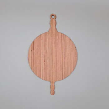 Intra απο ξύλο plywood 3mm-4mm πάχος - Ξύλινο χριστουγεννιάτικο μπιχλιμπίδι για χειροτεχνίες και διακόσμηση Δίασταση 30x30 cm Intraeaxys-51rrnx31 - Image 3